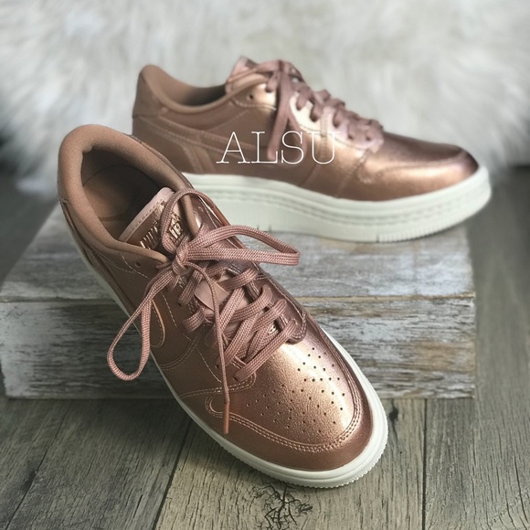 Nike Air Jordan 1 RE Low Lift MTLS Red Bronze W - Picture 4 of 8